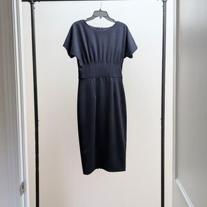 Antonio Melani Navy Midi Sheath Dress